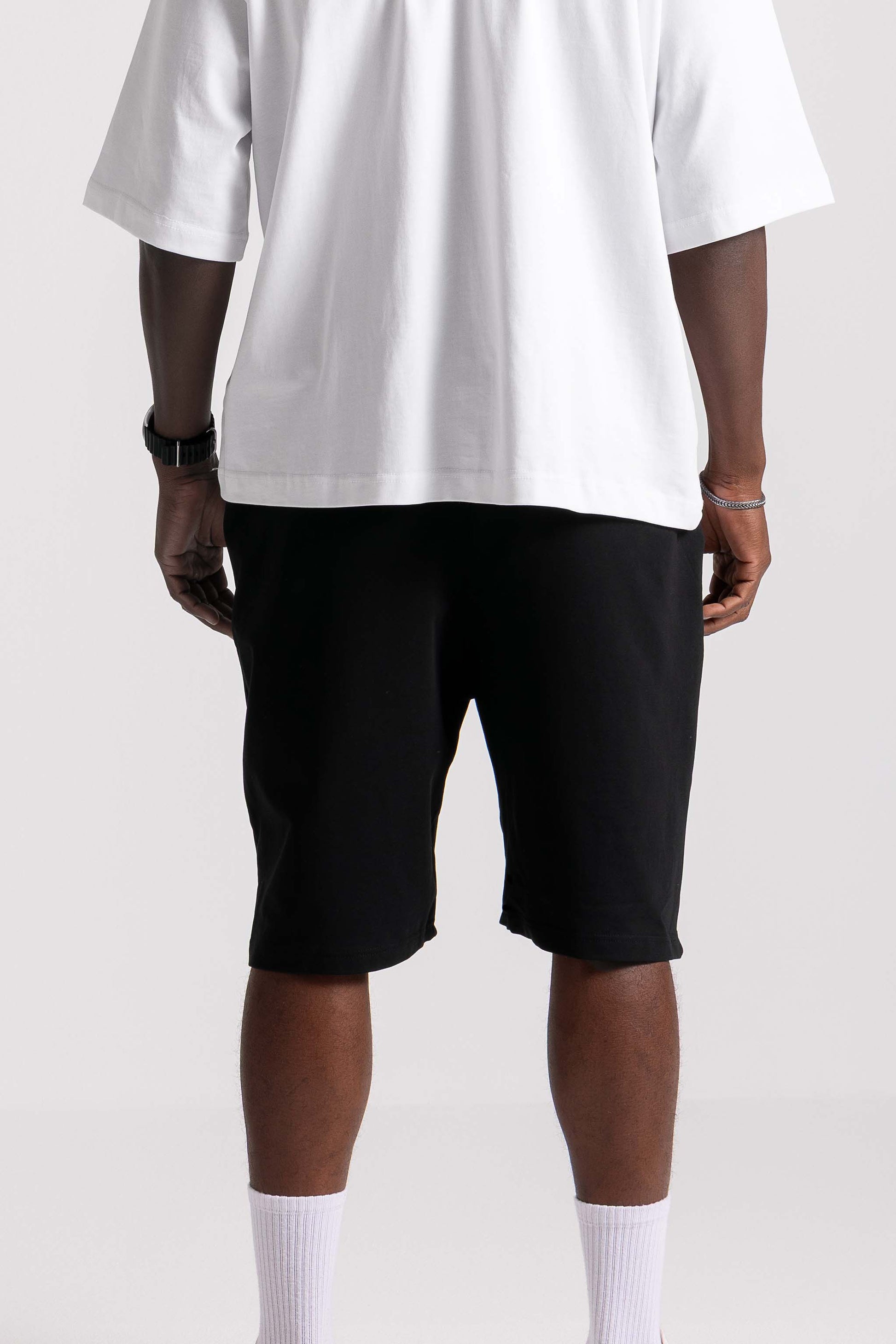 Oversized untchd Short -Black