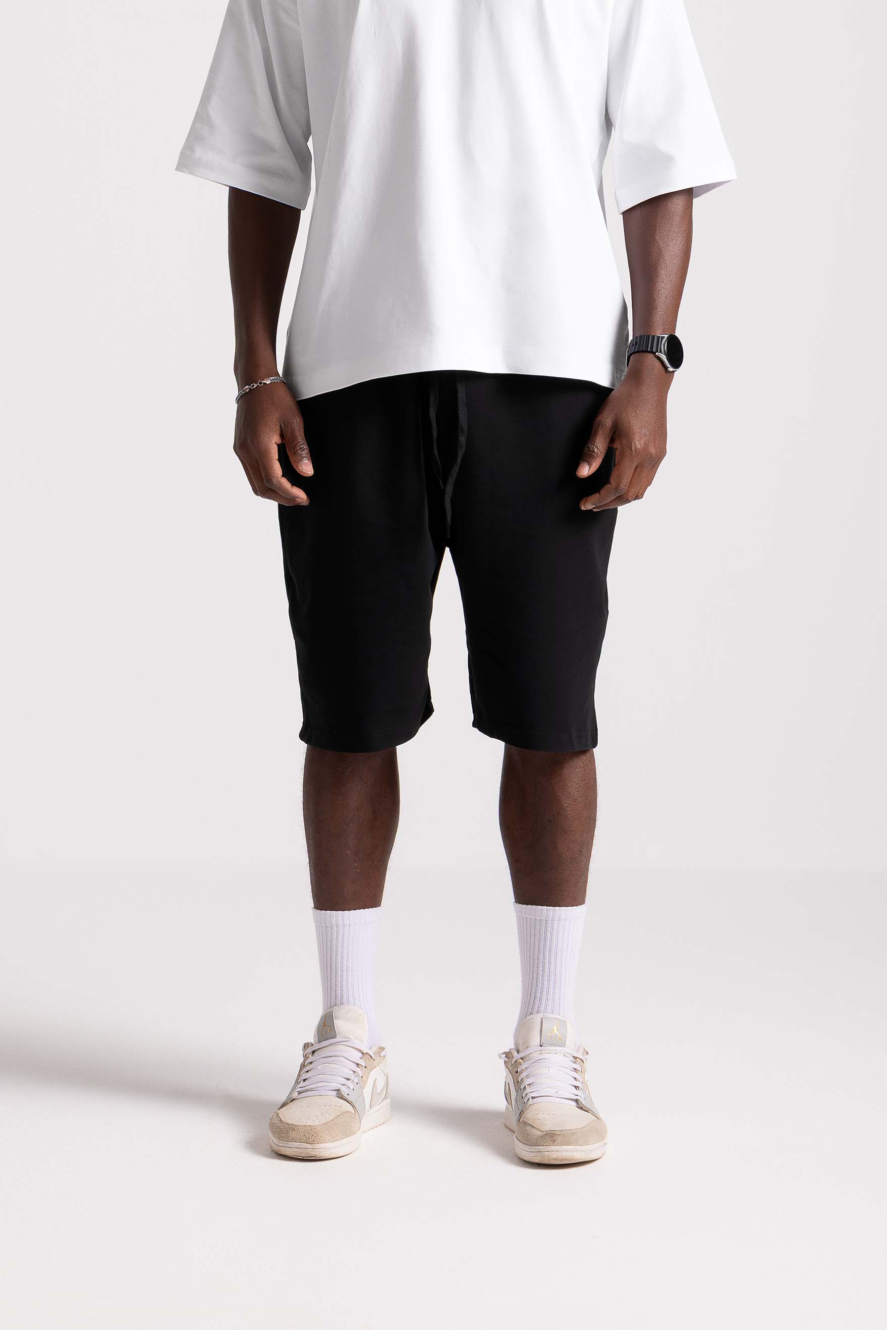 Oversized untchd Short -Black