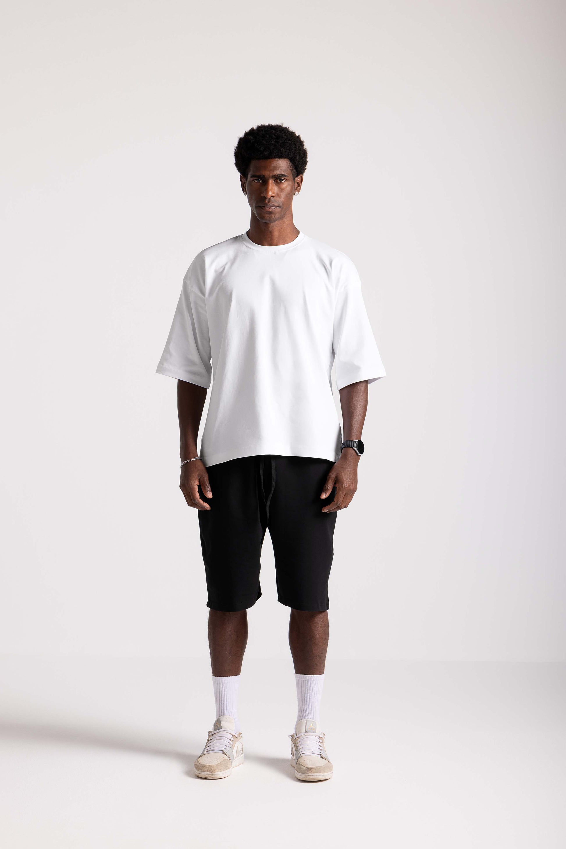 Oversized untchd Short -Black