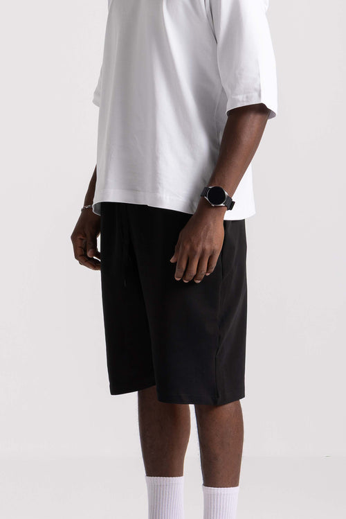 Oversized untchd Short -Black