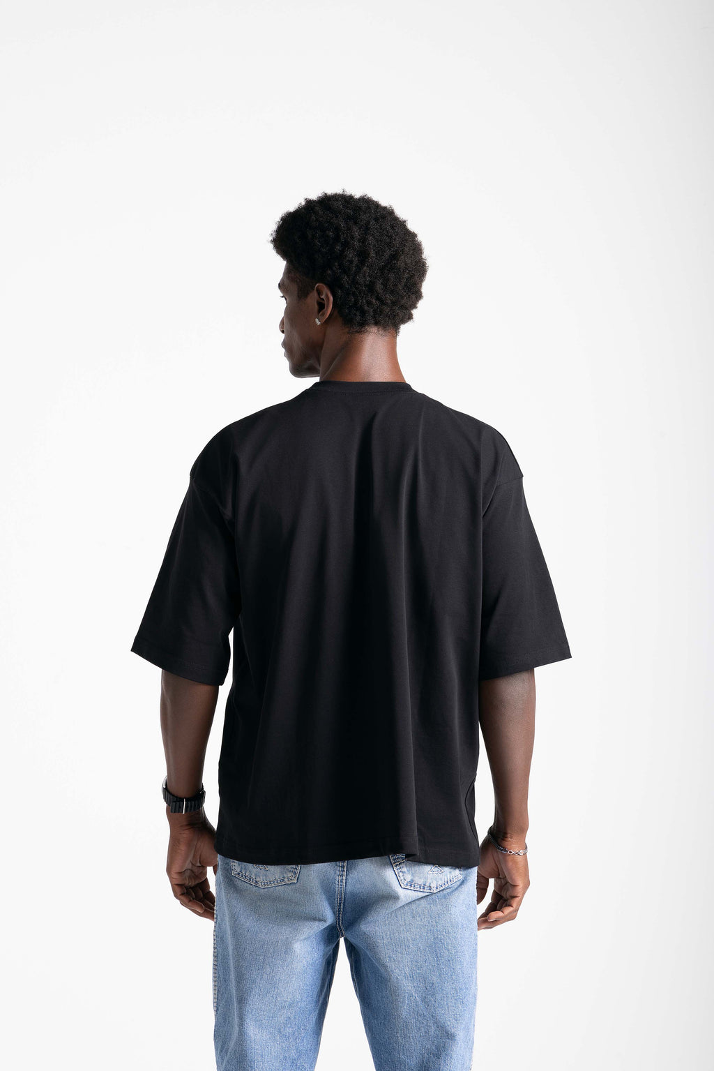 Oversized untchd Tee - Black