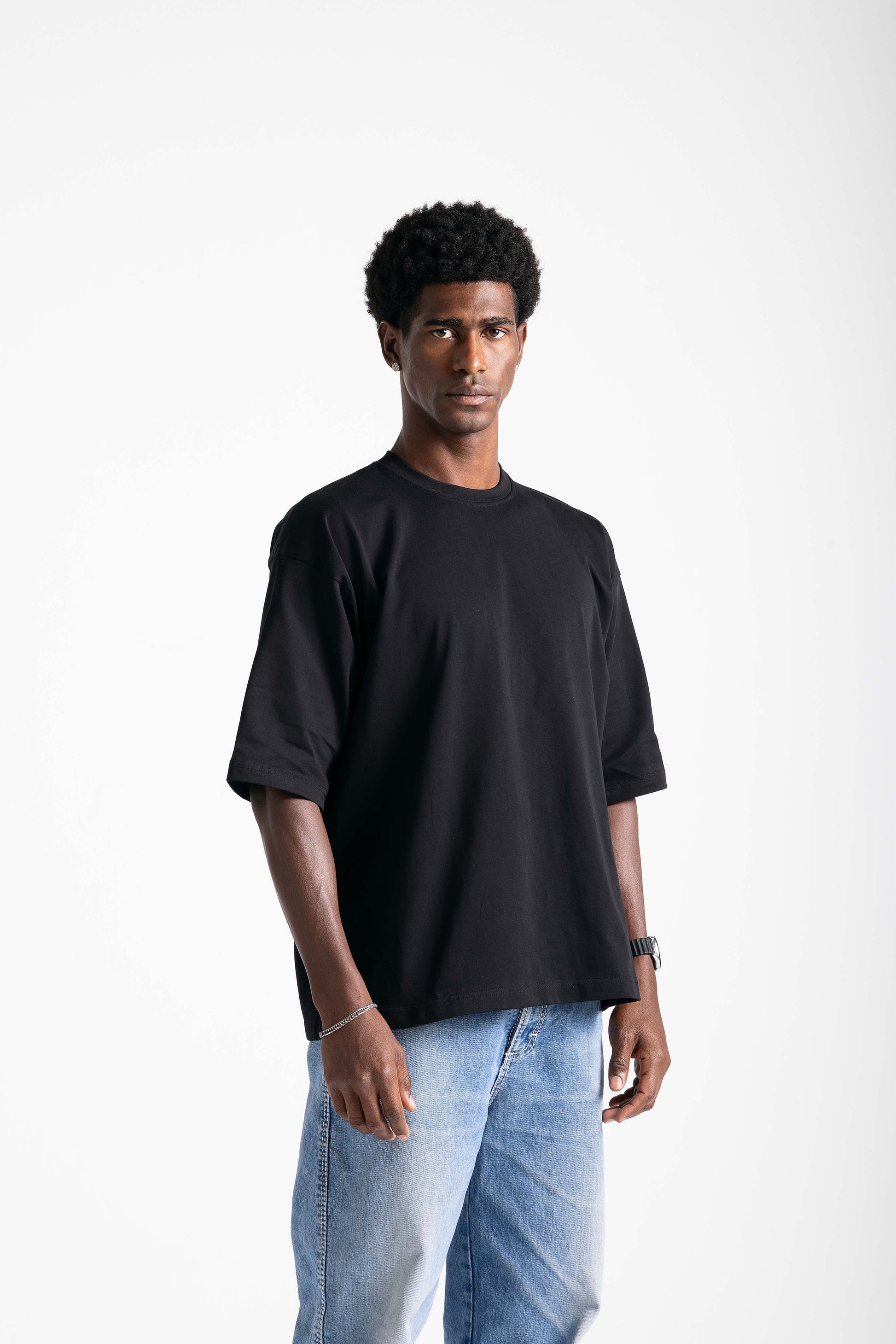 Oversized untchd Tee - Black