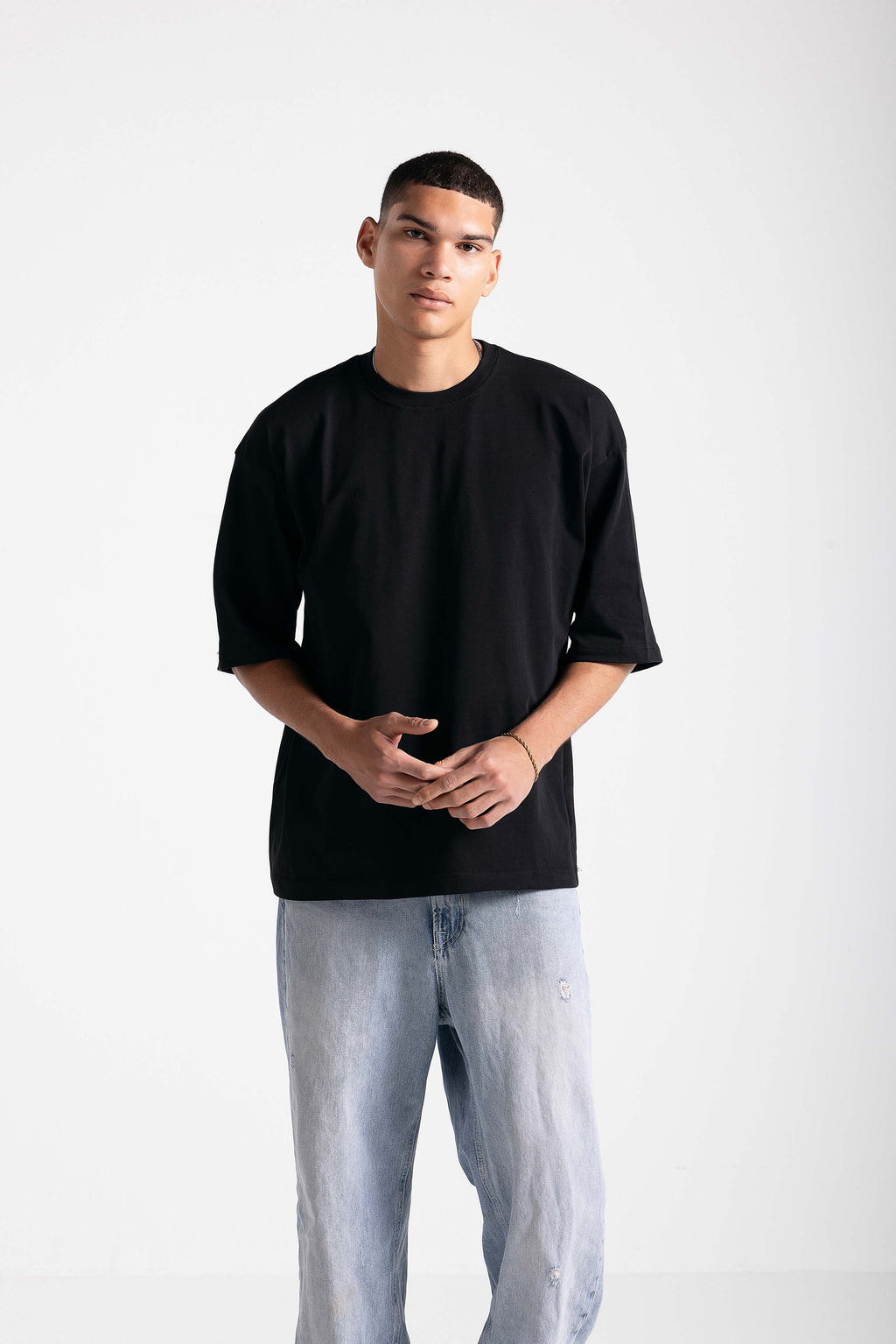 Oversized untchd Tee - Black