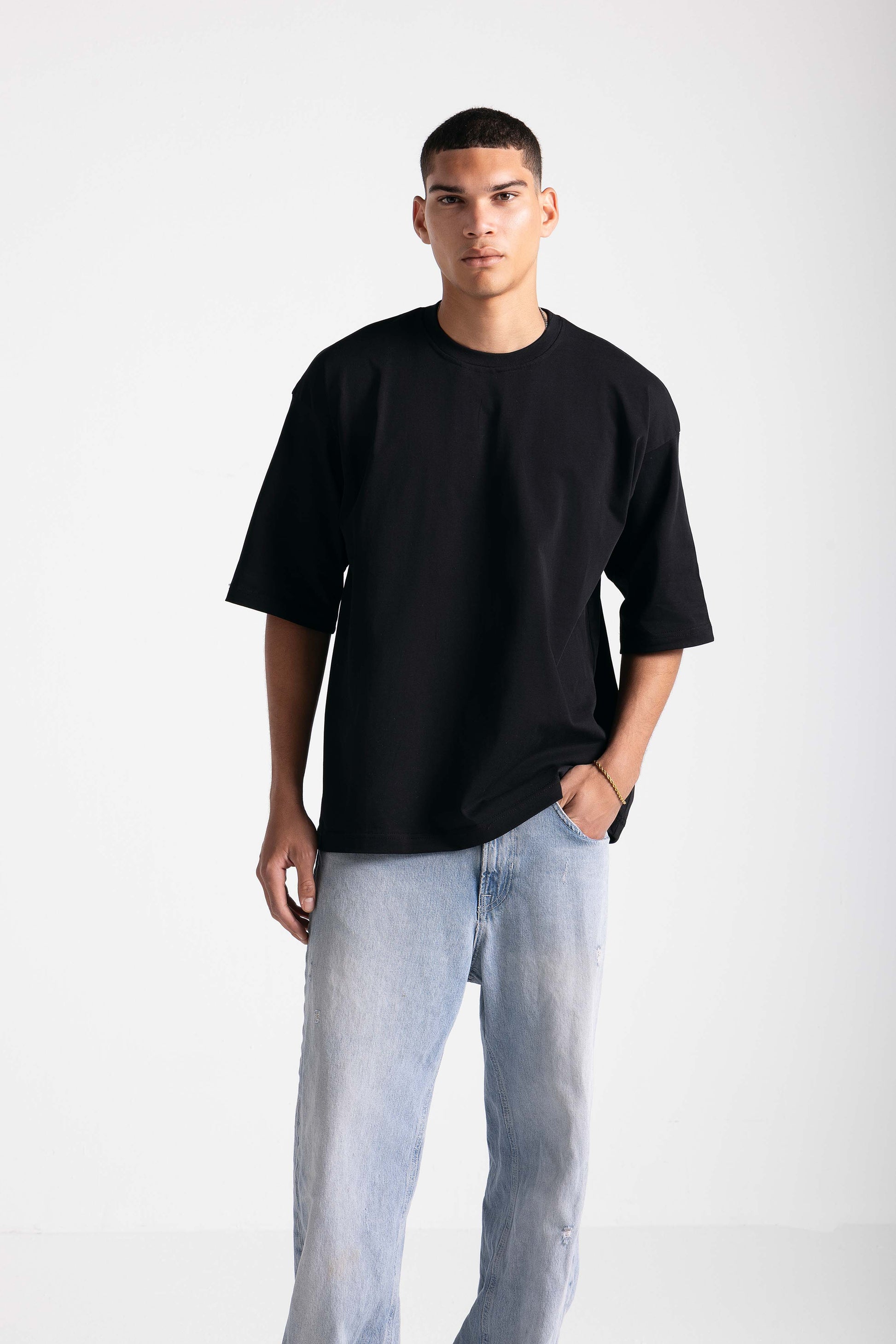 Oversized untchd Tee - Black
