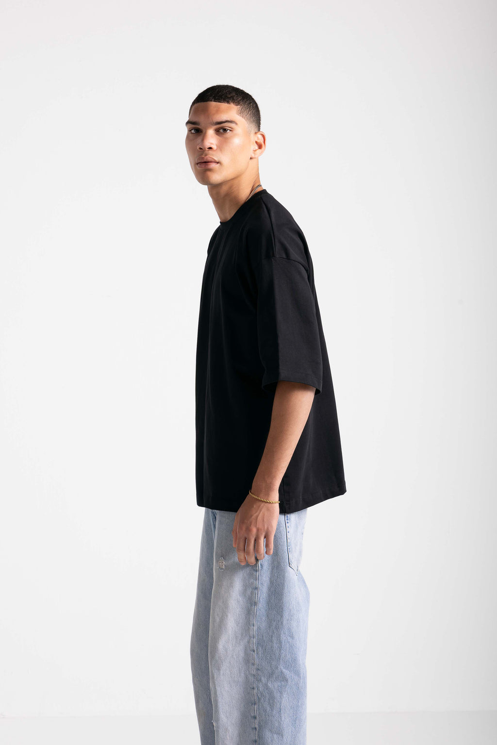 Oversized untchd Tee - Black