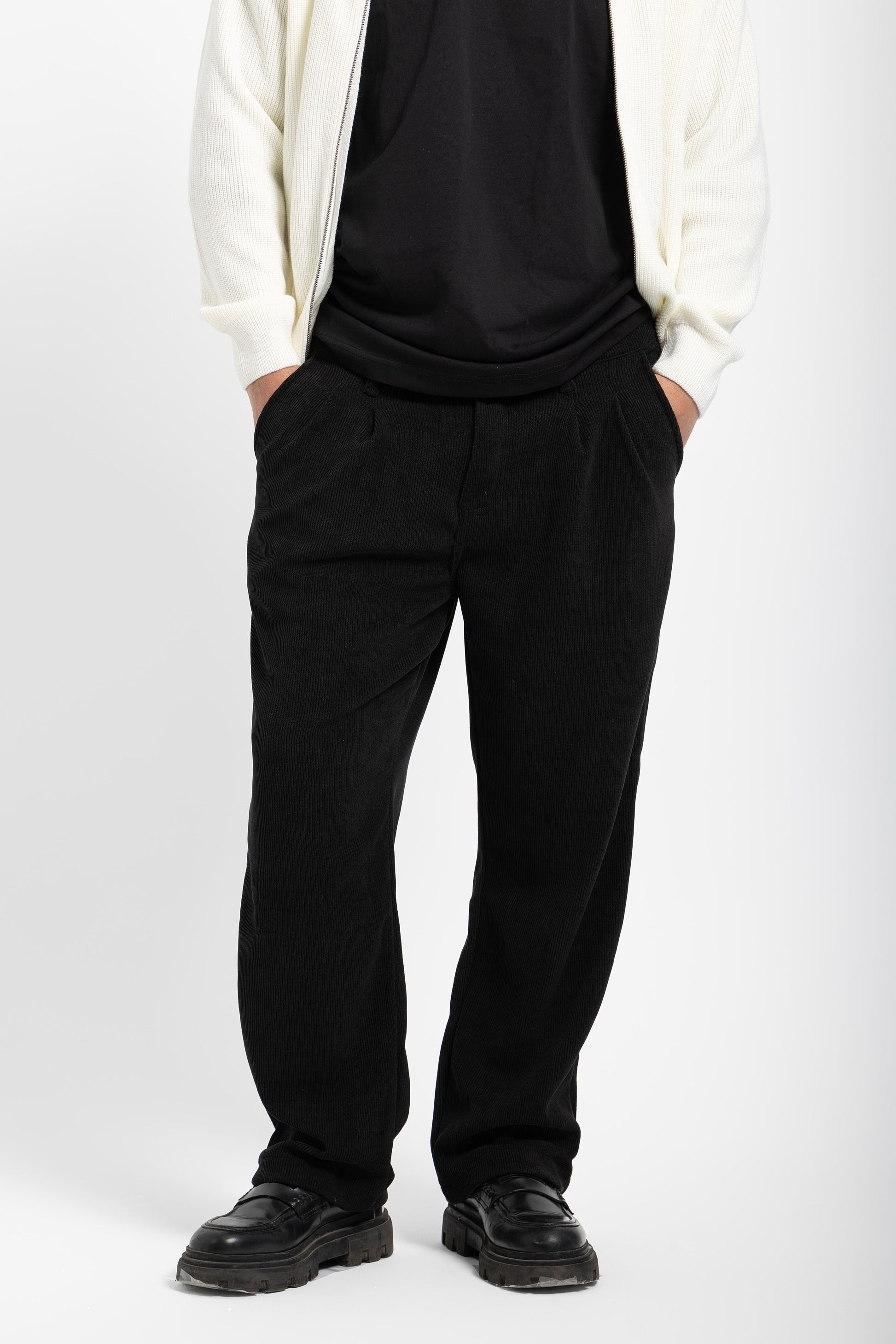 Untchd Black Corduroy Trousers