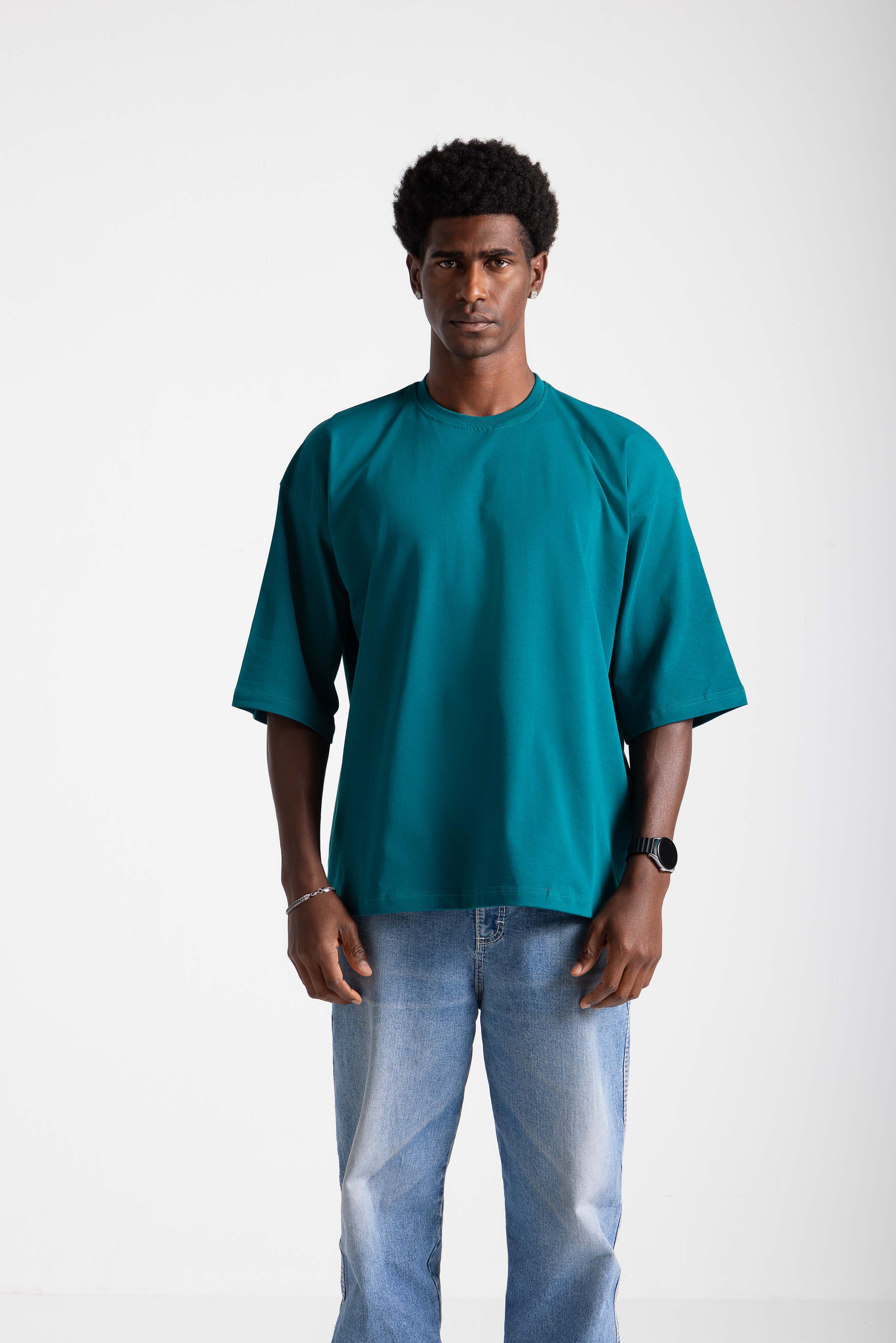 Oversized untchd Tee - Teal