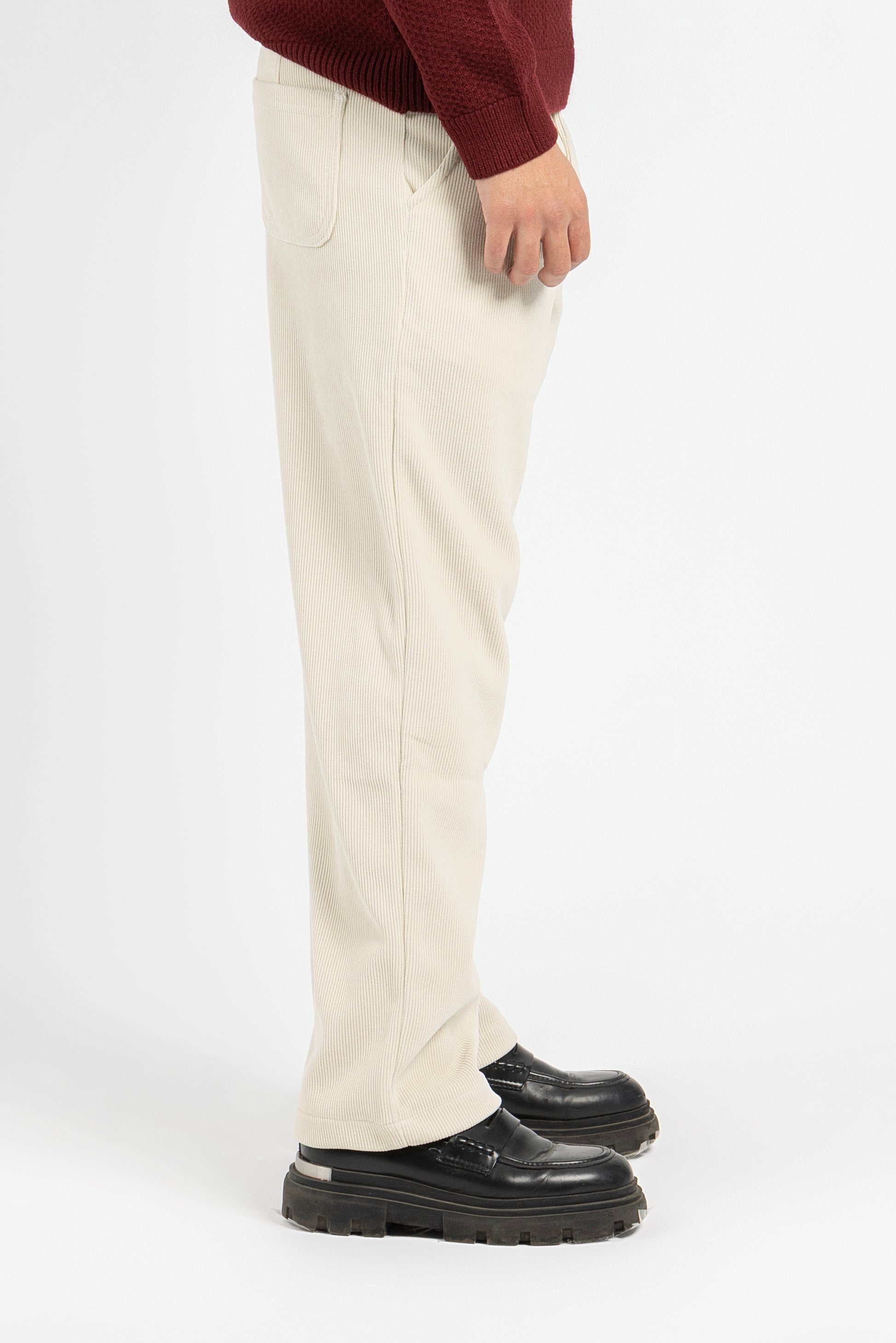 Untchd Off-White Corduroy Trousers