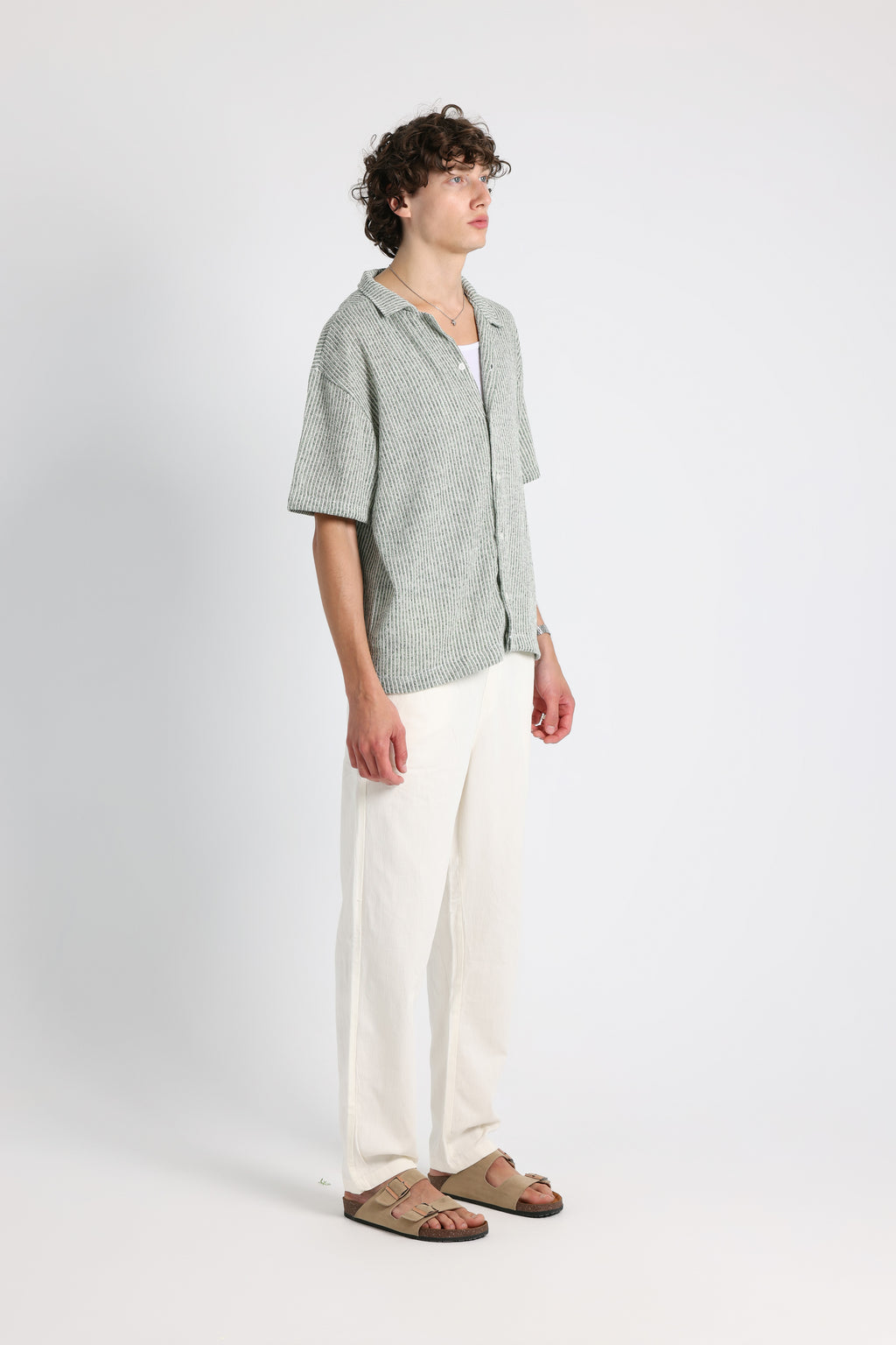 UNTCHD Mint Stripped shirt