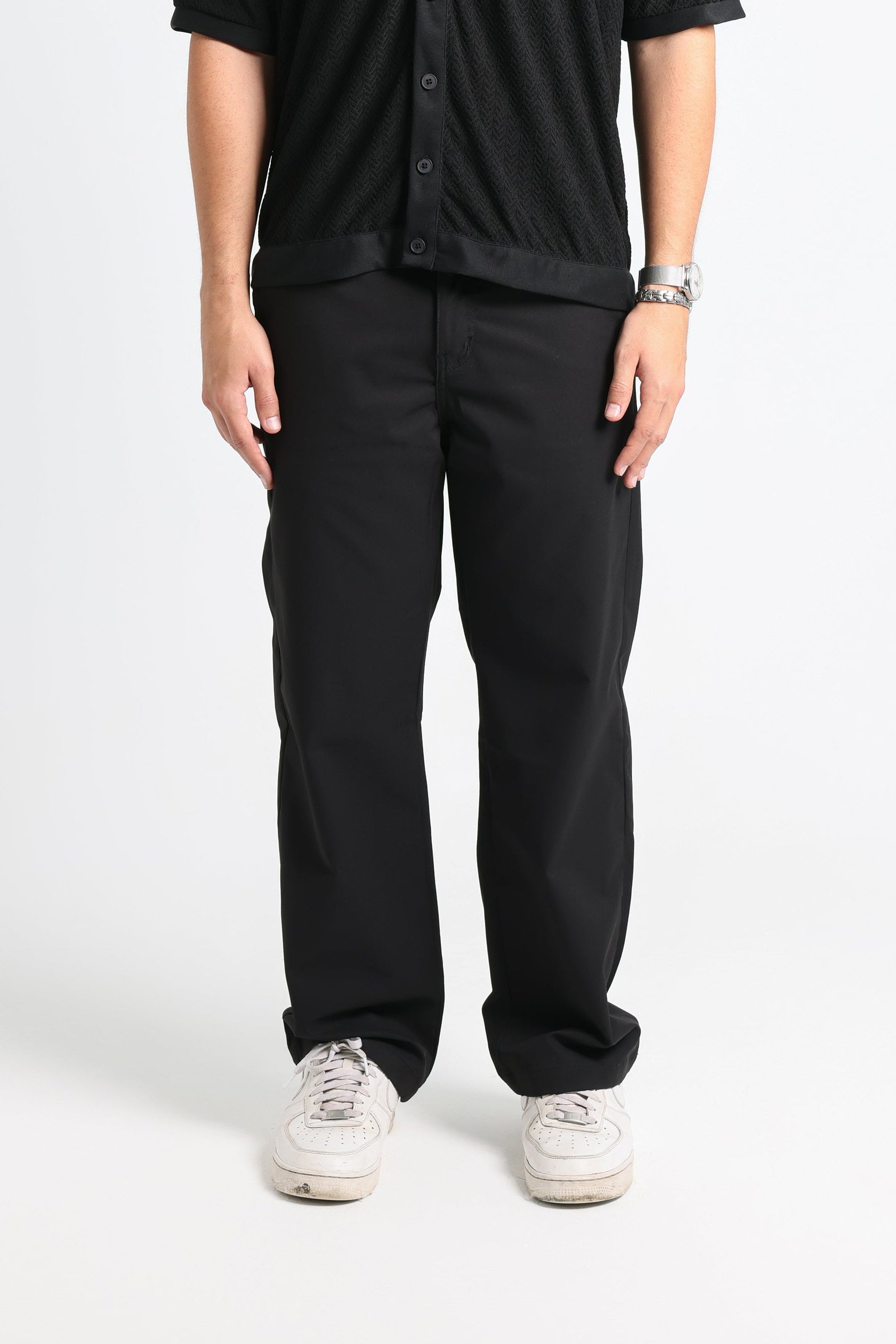 UNTCHD Black Tailored trousers