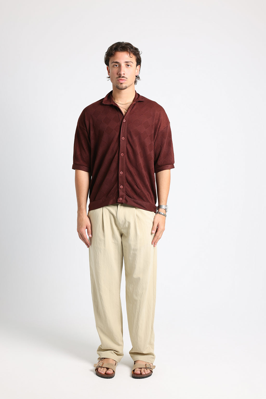 UNTCHD Burgandy cardigan