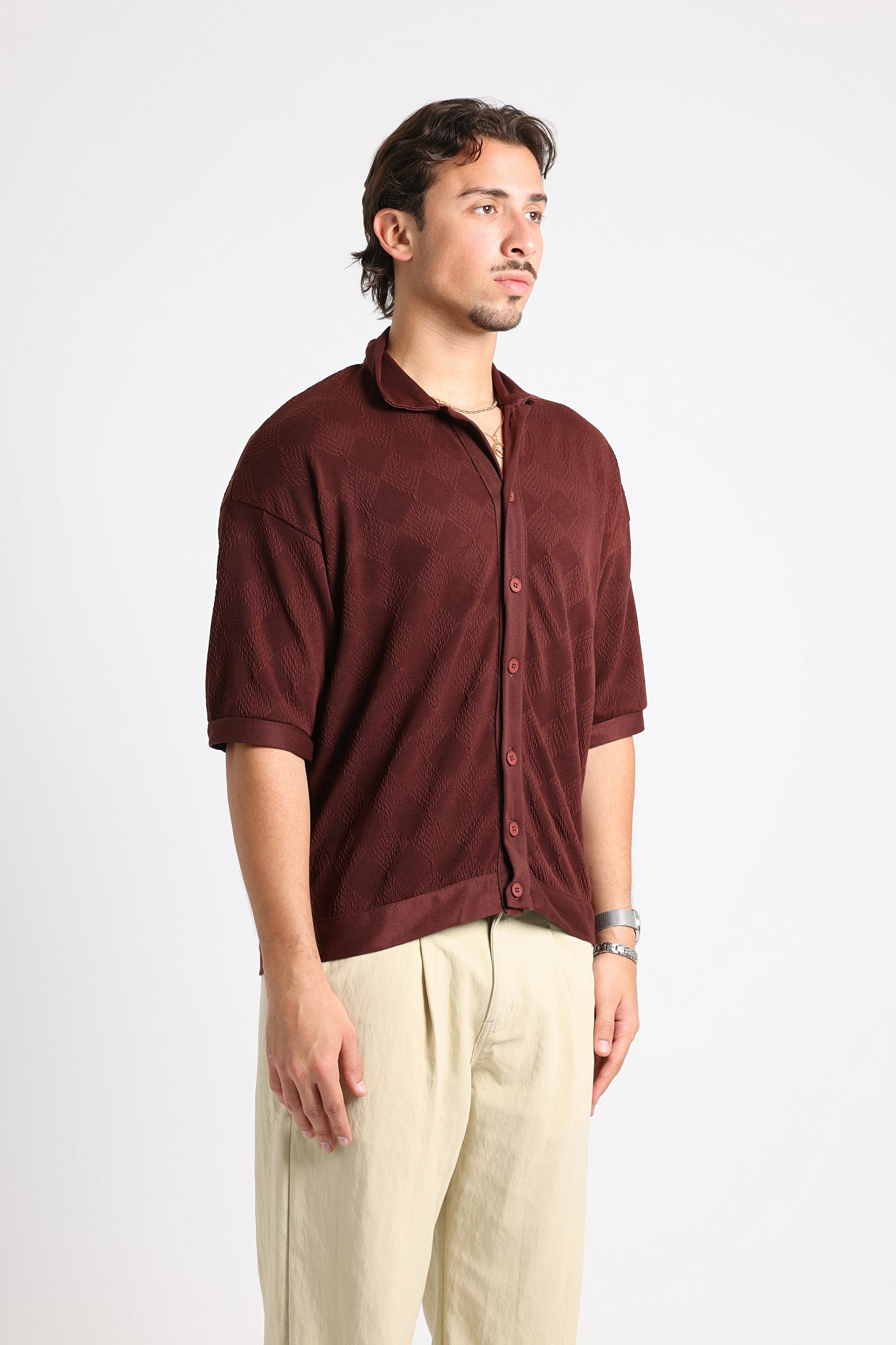 UNTCHD Burgandy cardigan