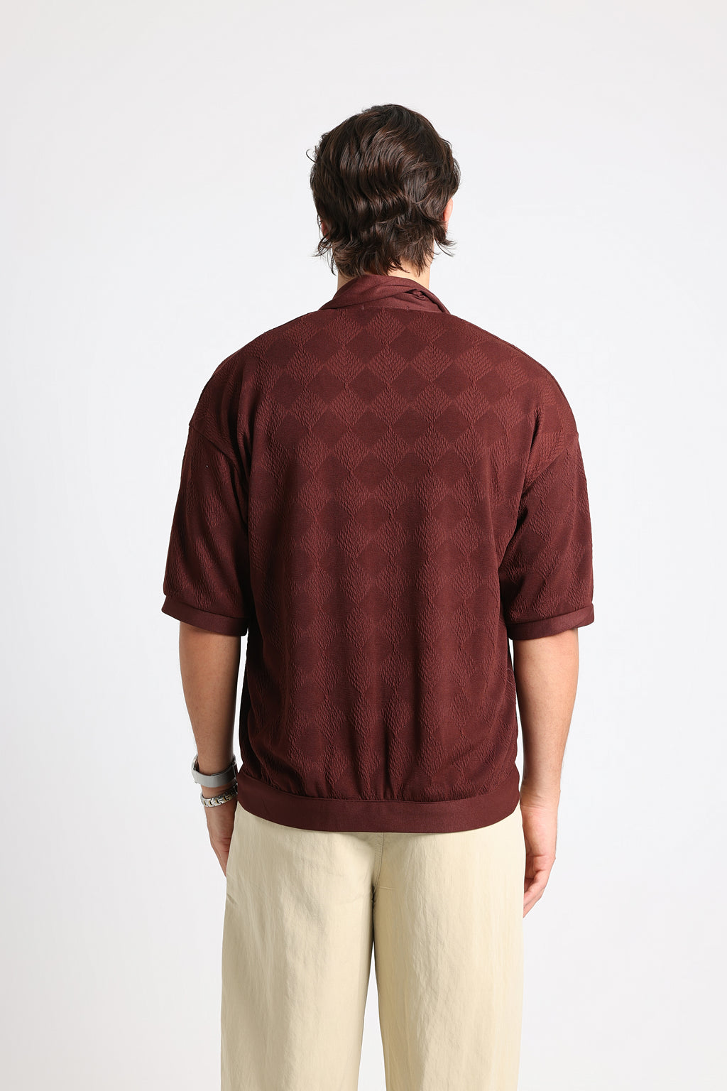 UNTCHD Burgandy cardigan