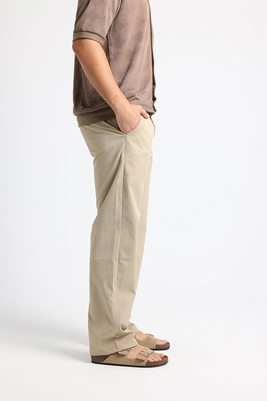 UNTCHD Beige Tailored trousers