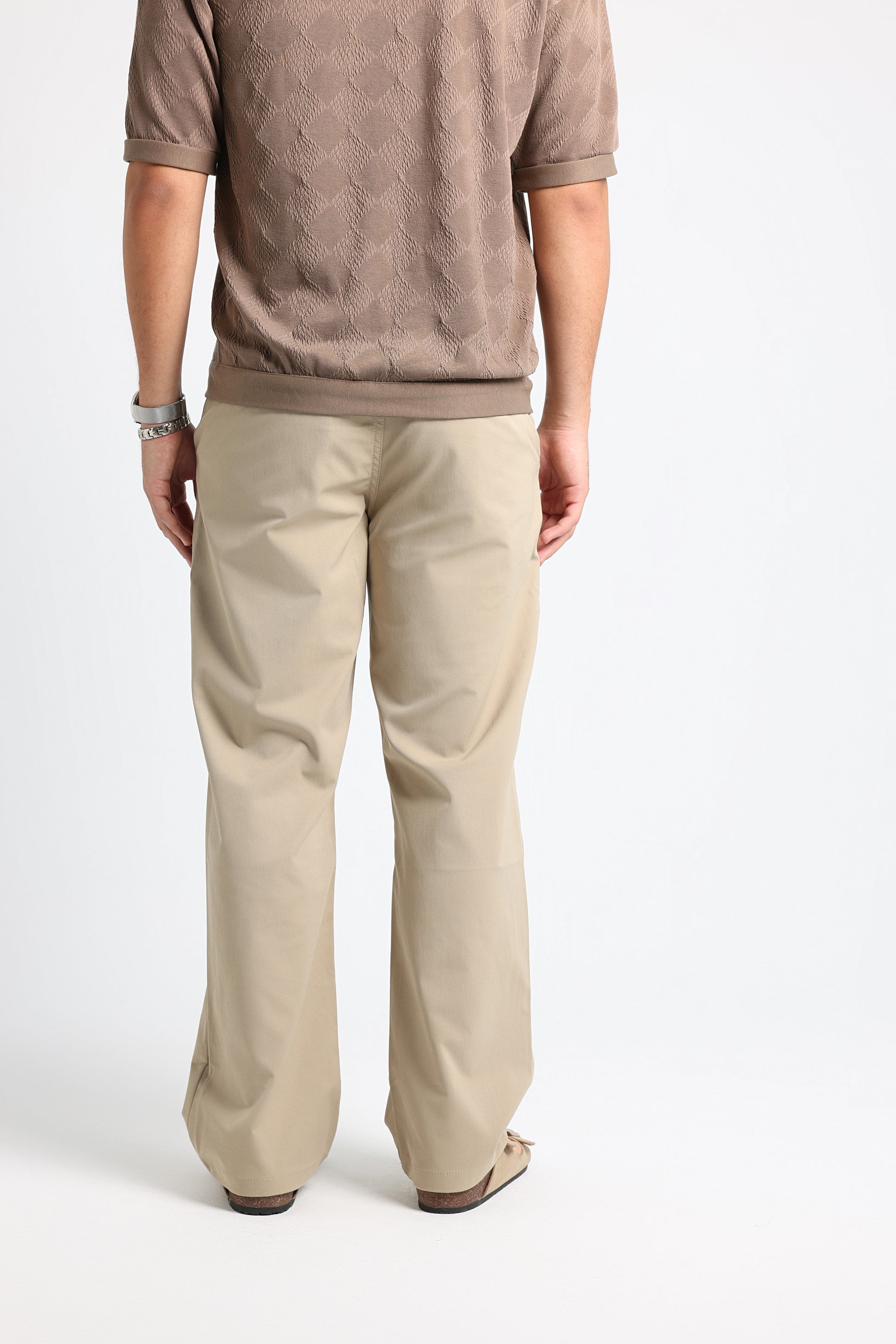 UNTCHD Beige Tailored trousers