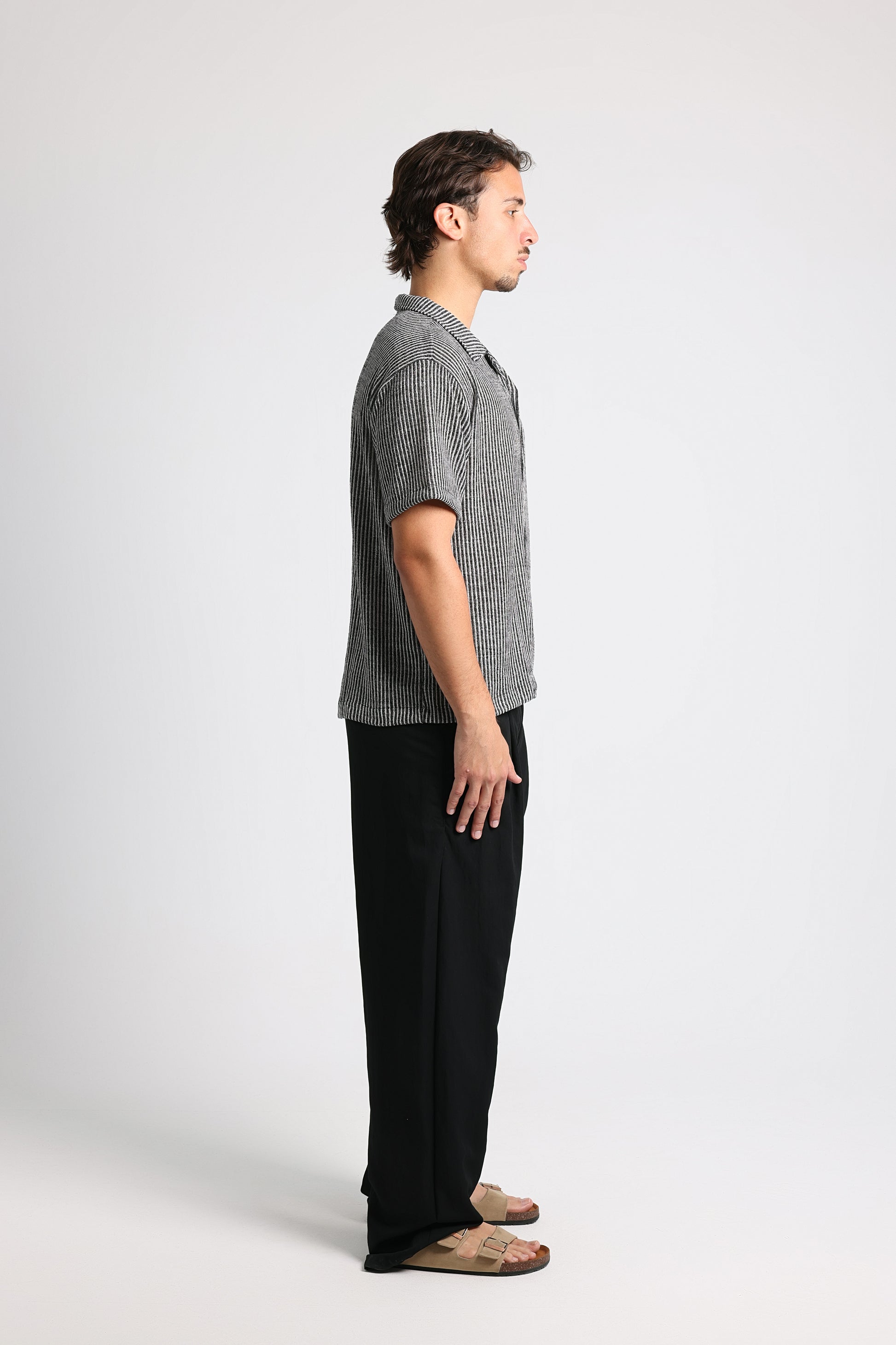 UNTCHD Black Stripped shirt
