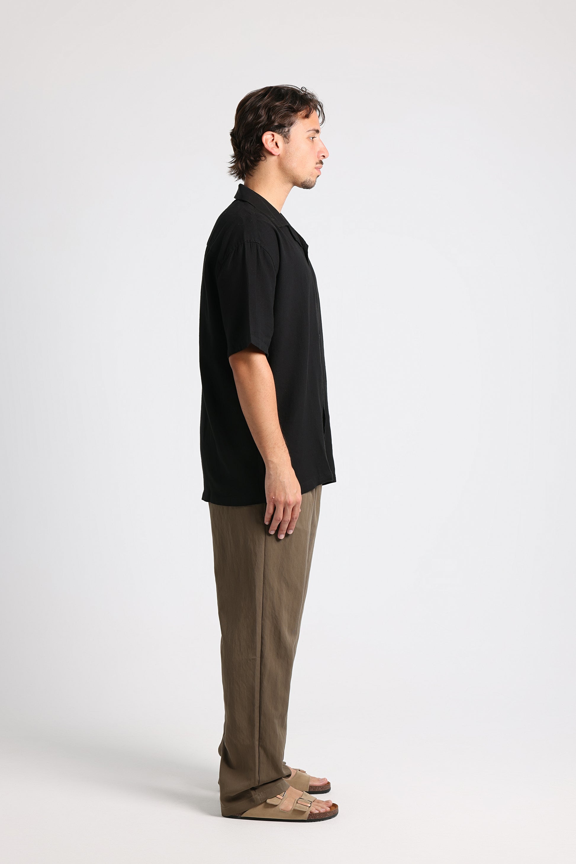 UNTCHD Black Linen shirt