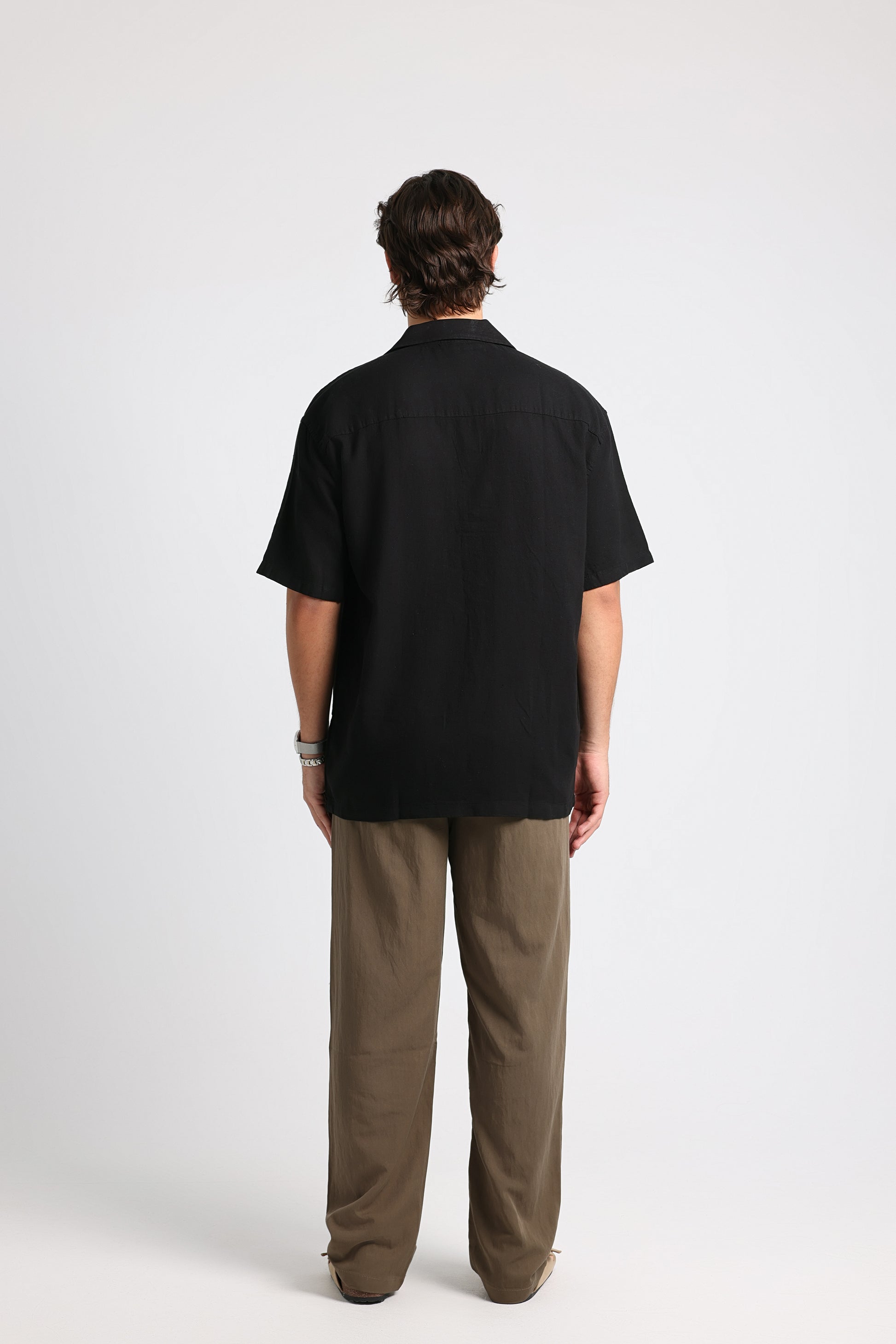 UNTCHD Black Linen shirt