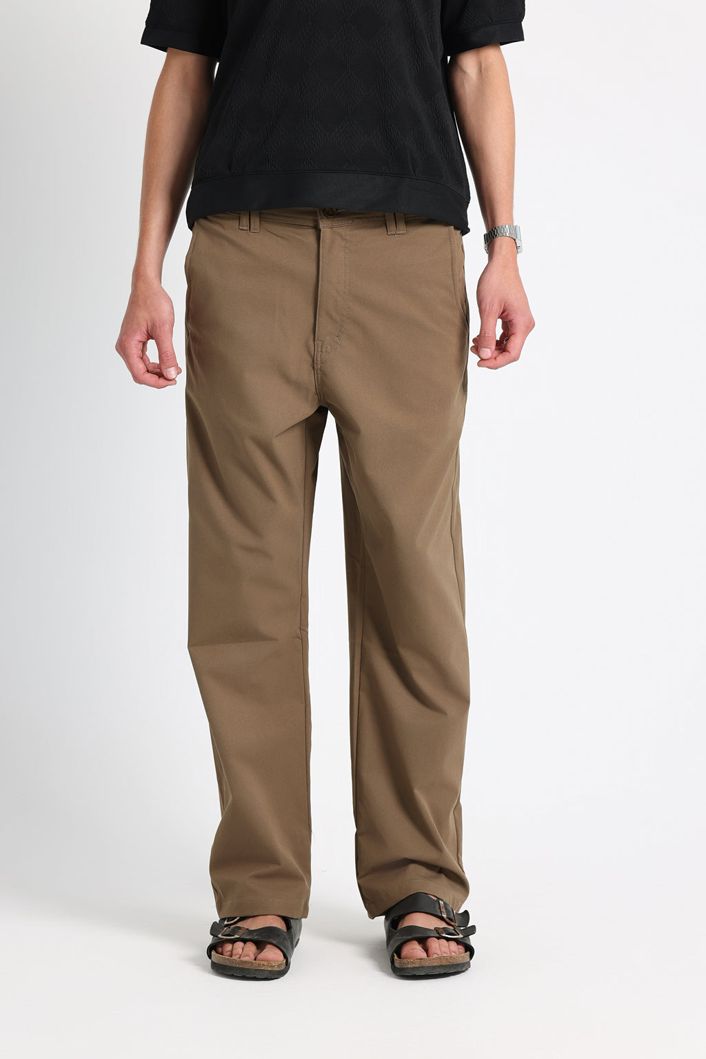 UNTCHD Brown Tailored trousers