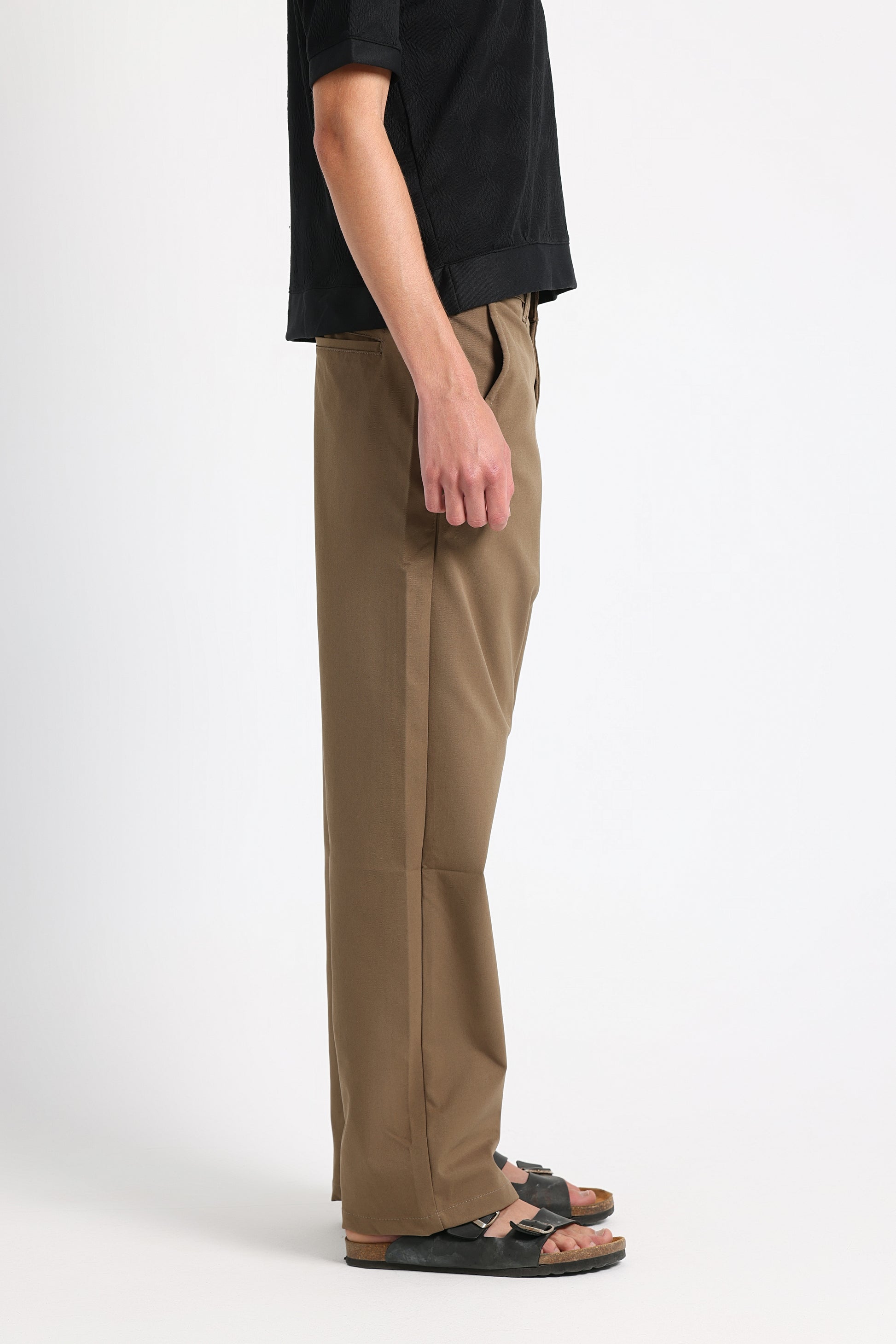 UNTCHD Brown Tailored trousers