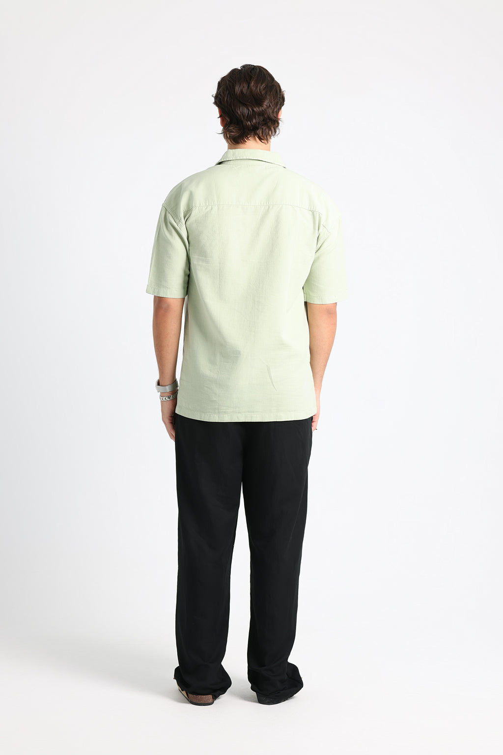 UNTCHD Pistachio Linen shirt