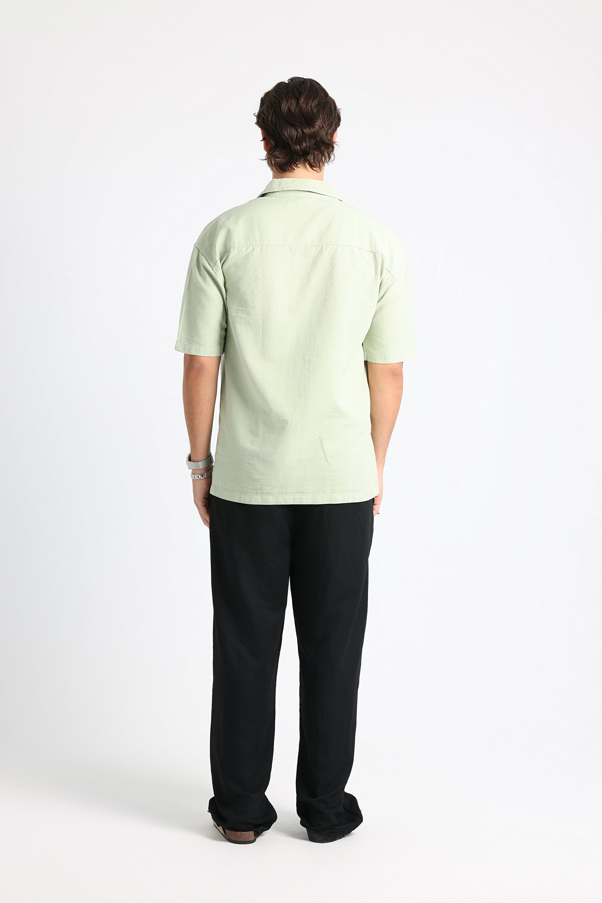 UNTCHD Pistachio Linen shirt