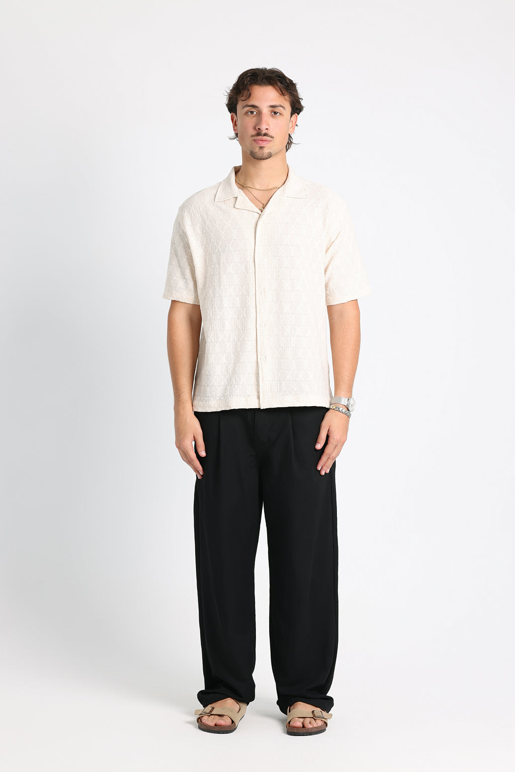 UNTCHD OFF-White Jacquard shirt