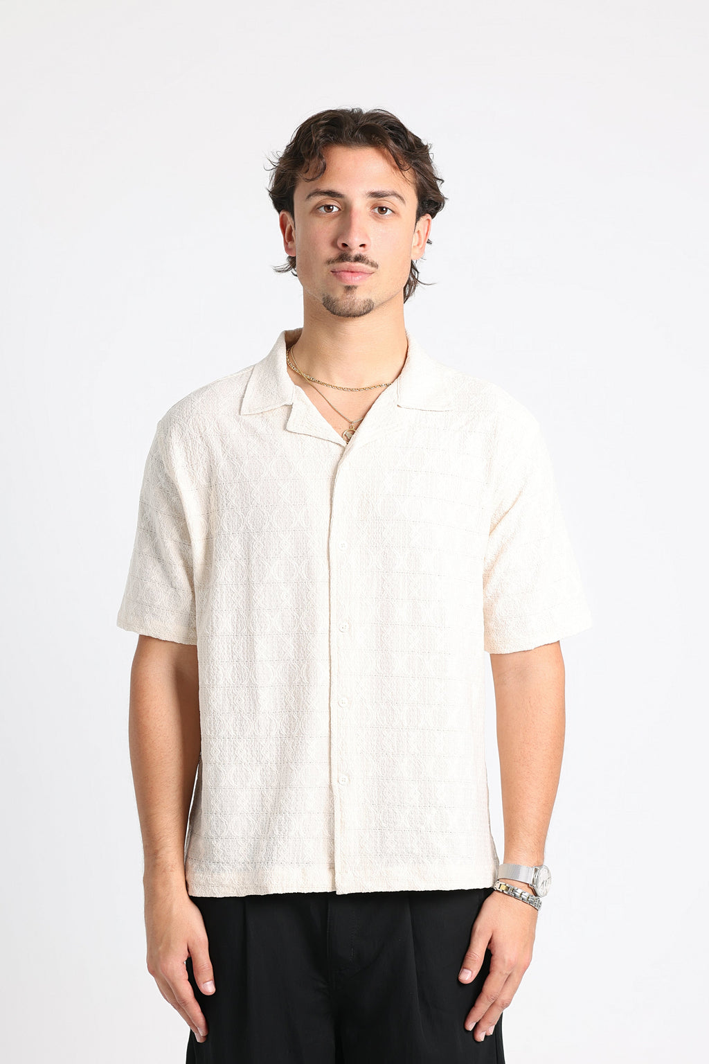 UNTCHD OFF-White Jacquard shirt