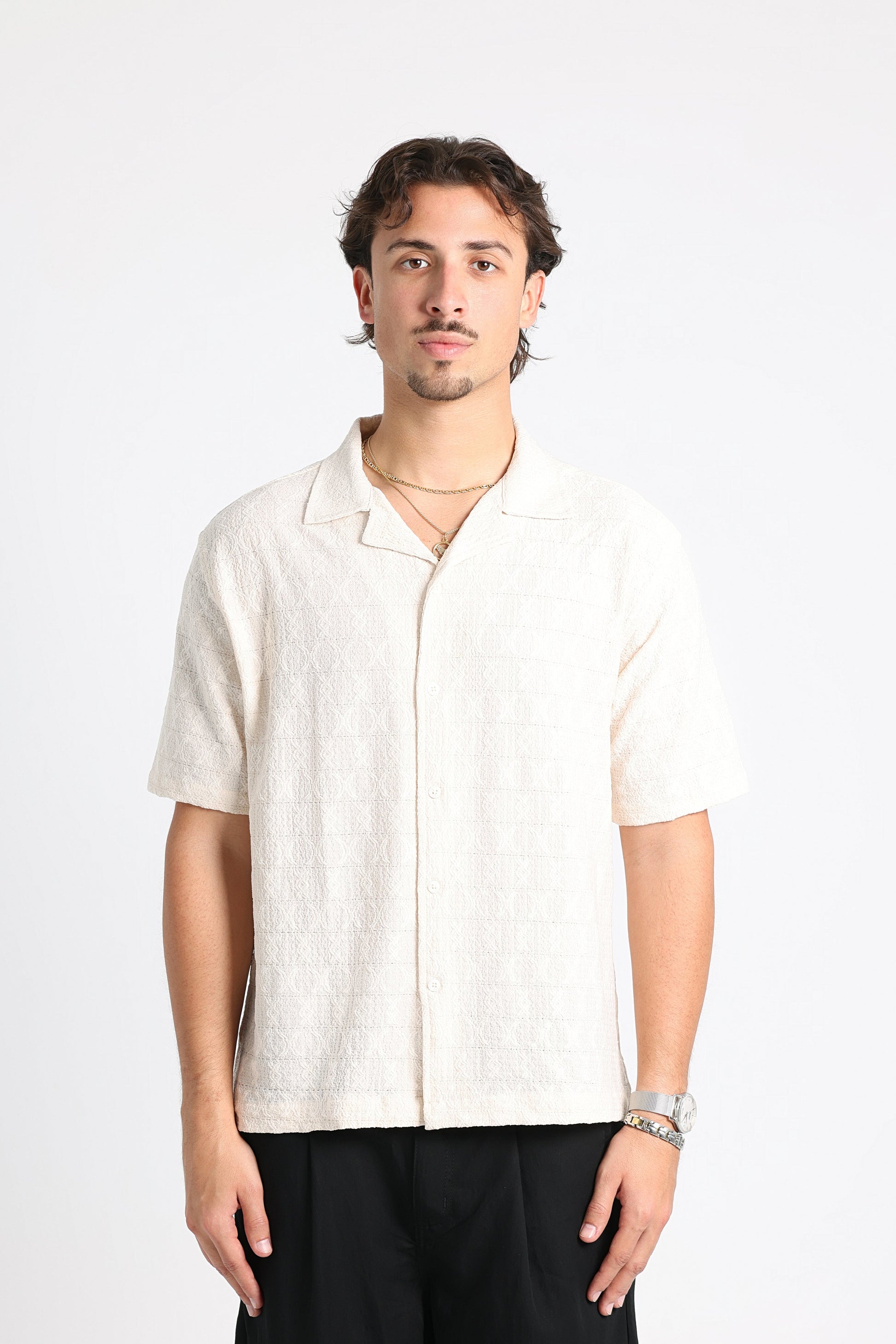 UNTCHD OFF-White Jacquard shirt