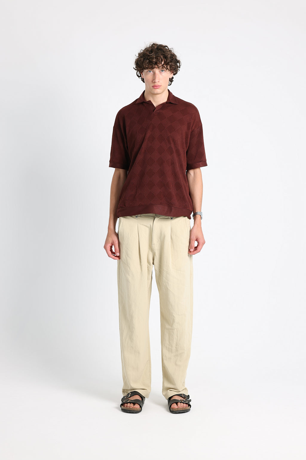 UNTCHD Burgandy Polo t-shirt