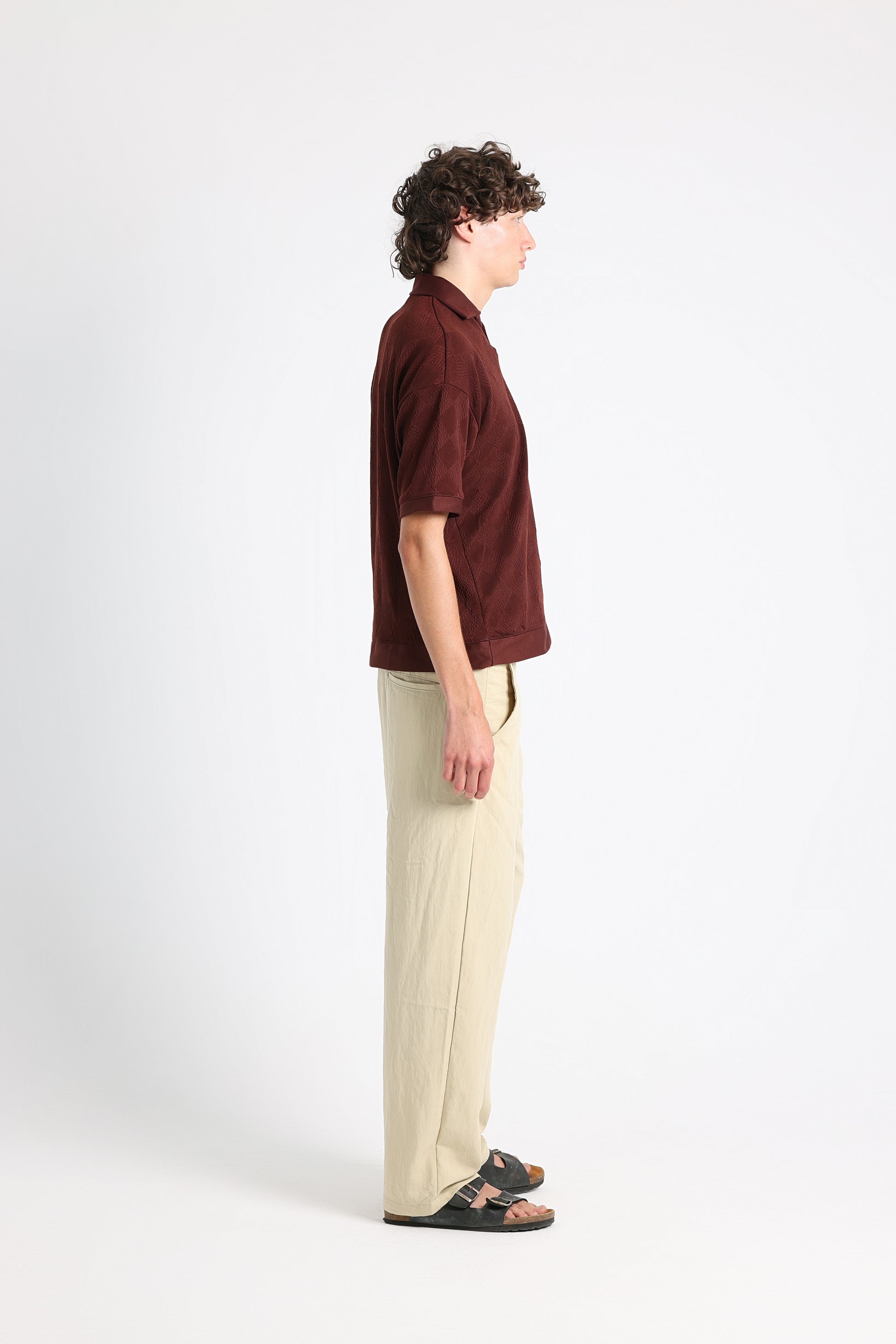 UNTCHD Burgandy Polo t-shirt