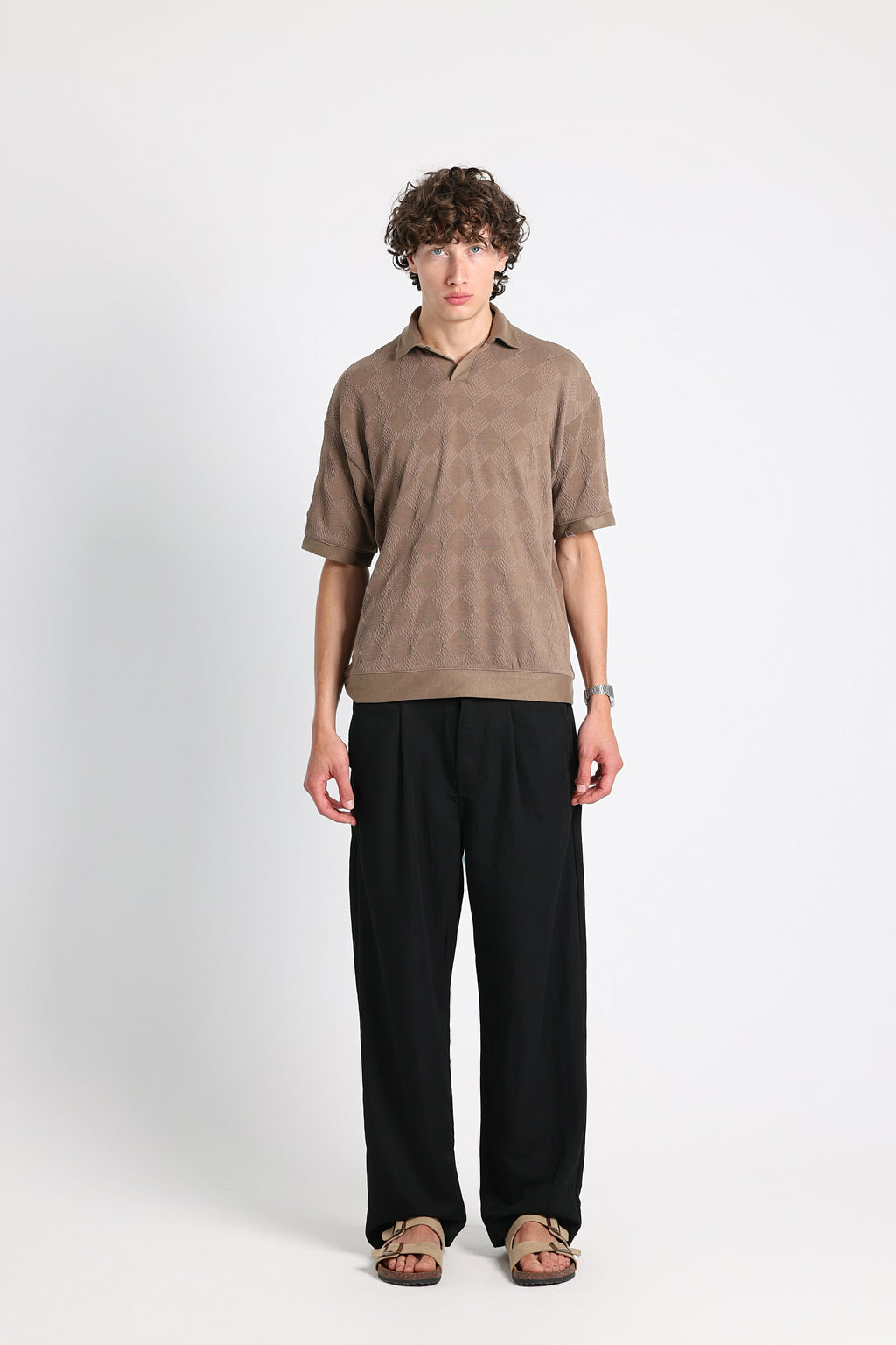 UNTCHD Beige Polo t-shirt