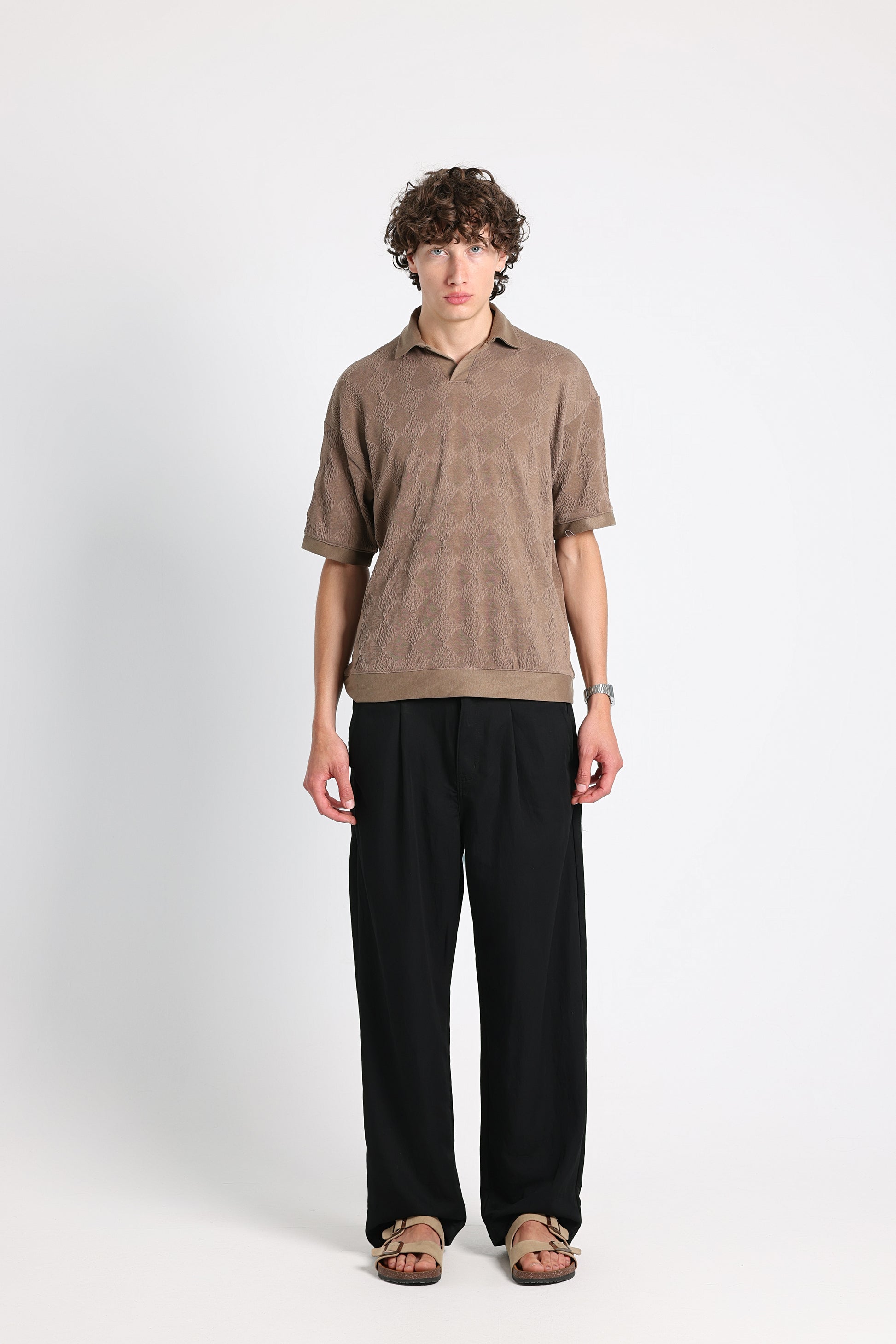 UNTCHD Beige Polo t-shirt