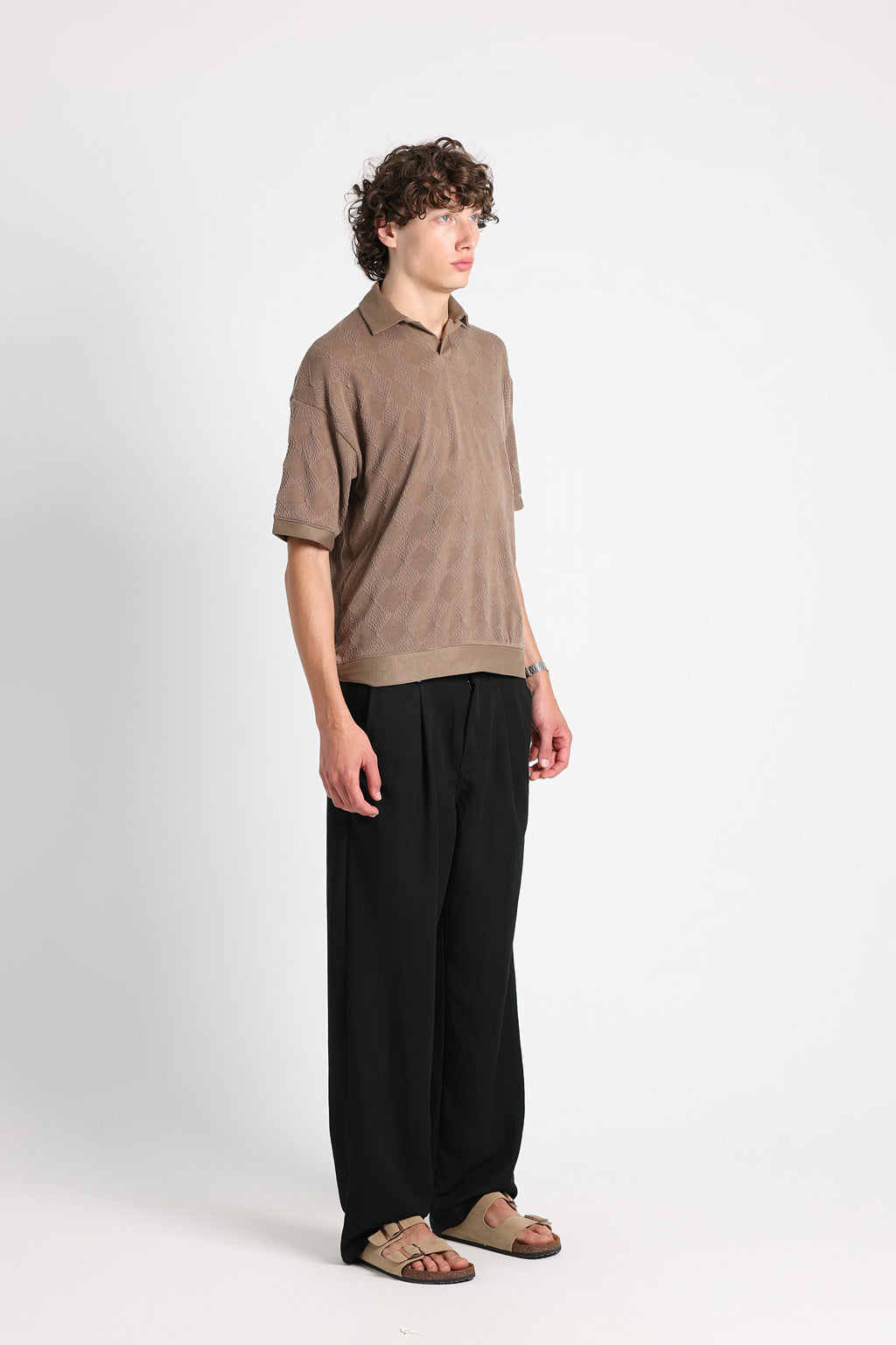 UNTCHD Beige Polo t-shirt