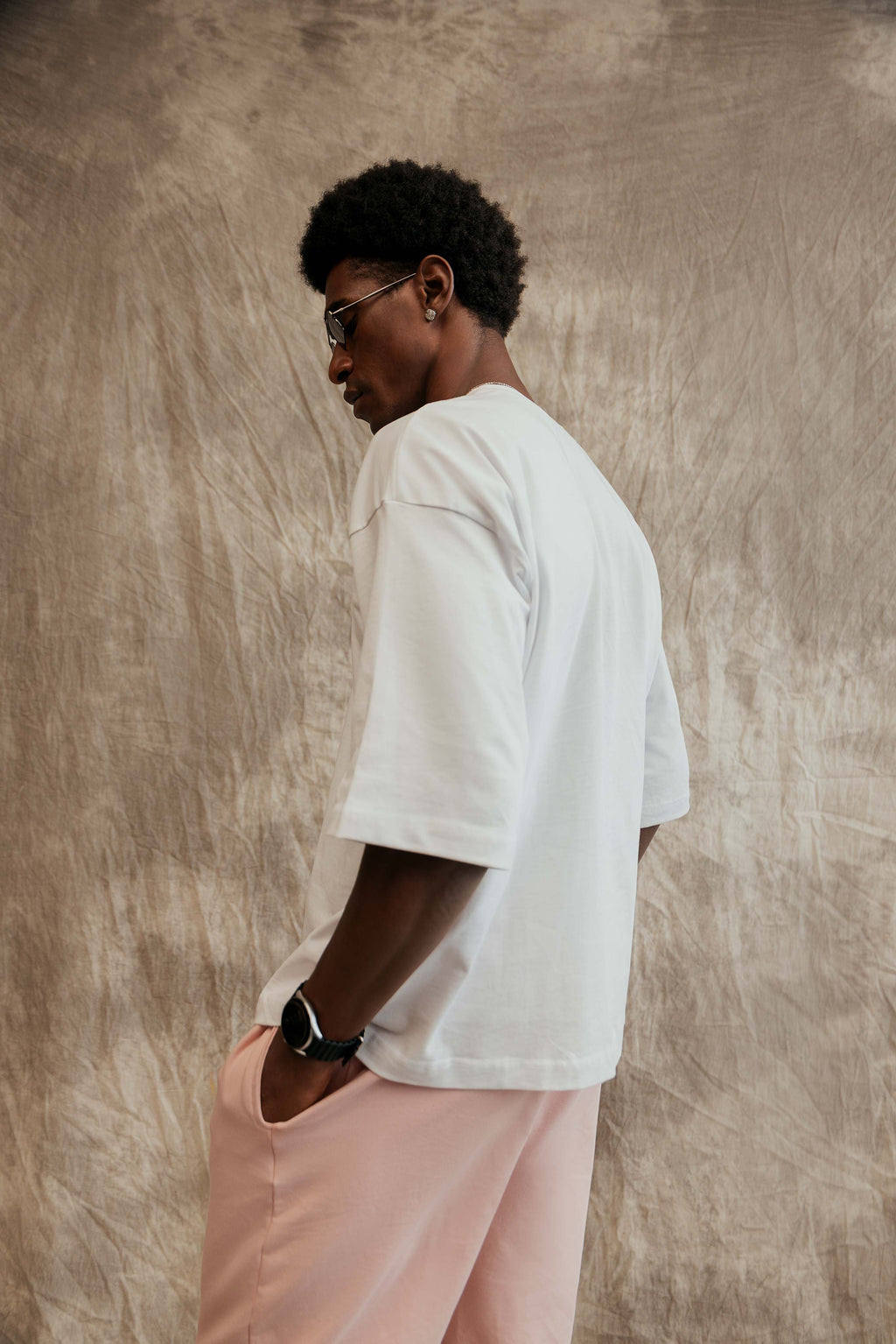 Oversized untchd Short - Pink