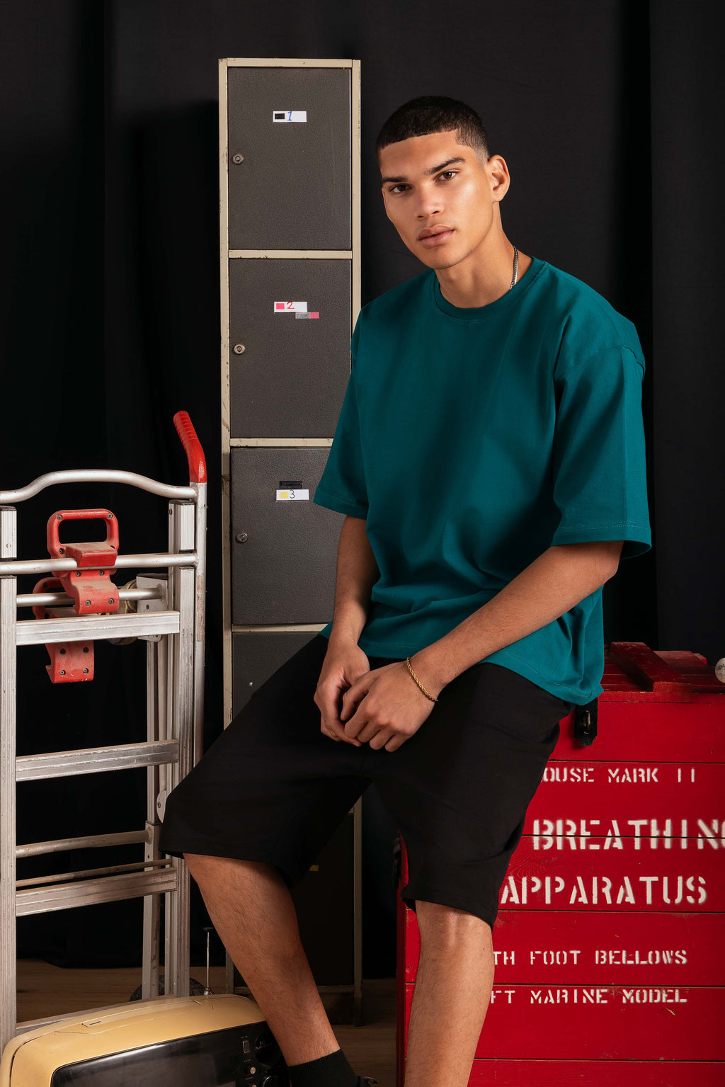 Oversized untchd Tee - Teal