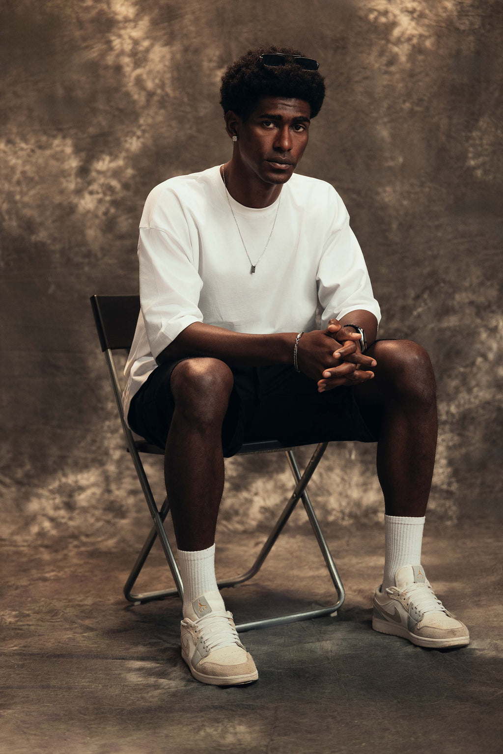 Oversized untchd Tee - White