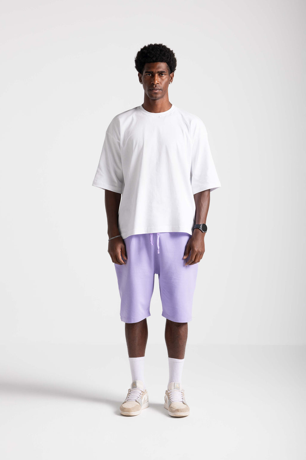 Oversized untchd Short - Purple