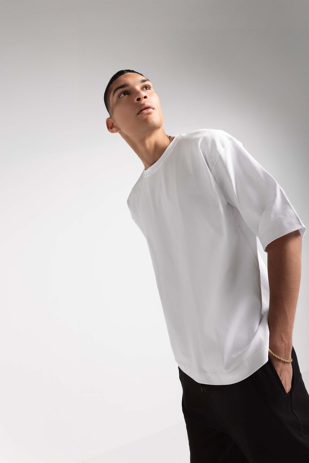 Oversized untchd Tee - White